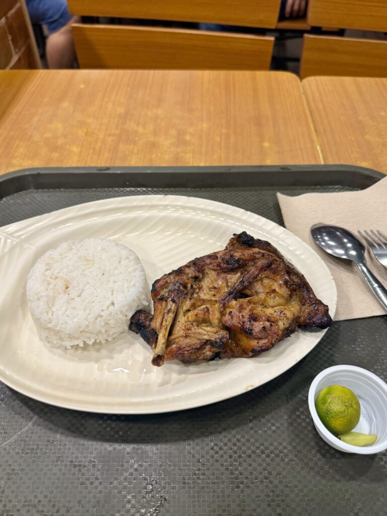 フィリピン　セブ　おすすめ　グルメ　イナサル　炭火焼チキン