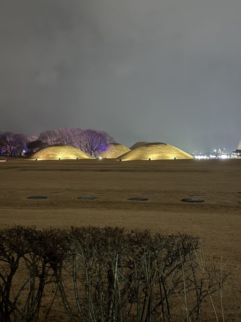 慶州おすすめスポット　観光地　大陵苑　