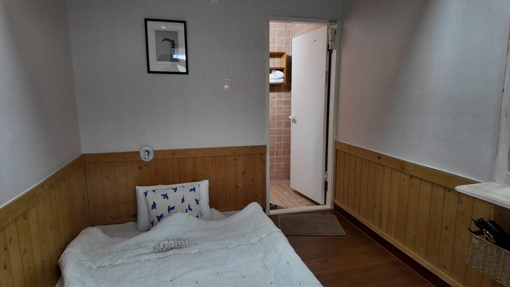 慶州おすすめホテル　韓屋　快適なお部屋