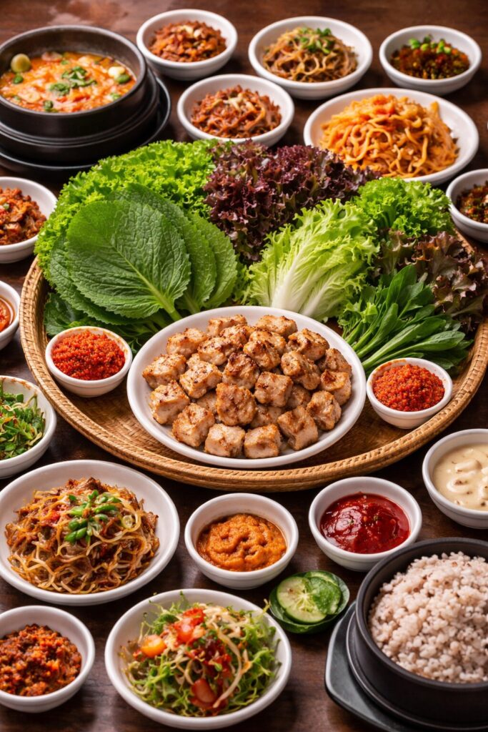 慶州グルメ　名物　サムパプ