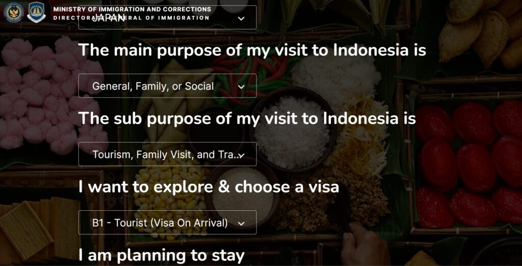 インドネシアビザ申請方法
