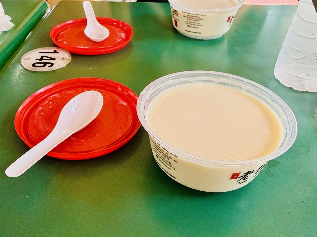 老伴豆花の杏仁豆腐 シンガポールホーカー